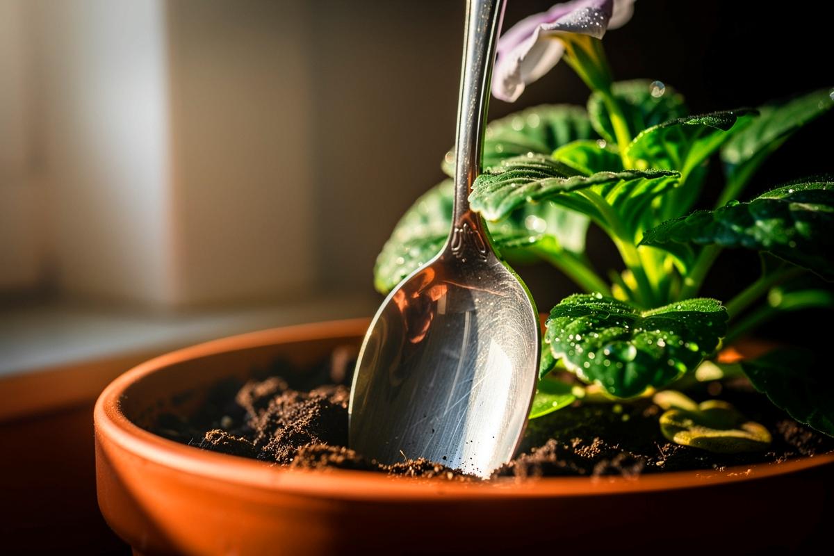 Immer mehr Leute stecken Löffel in ihre Blumentöpfe, ein Gärtner erklärt warum