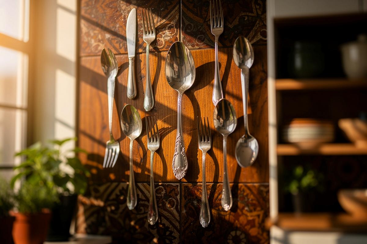 Immer mehr Menschen hängen Besteck an die Wände, Home-Experten verraten warum